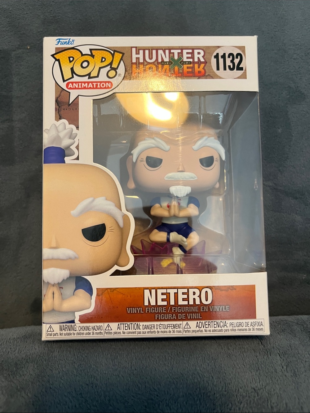 Funko POP! Animation Netero Vinyl Figure - White, Blue, Purple